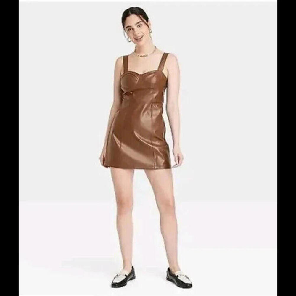 Dress A NEW DAY Faux Leather Mini Size XL *NWT* MSRP $35.00